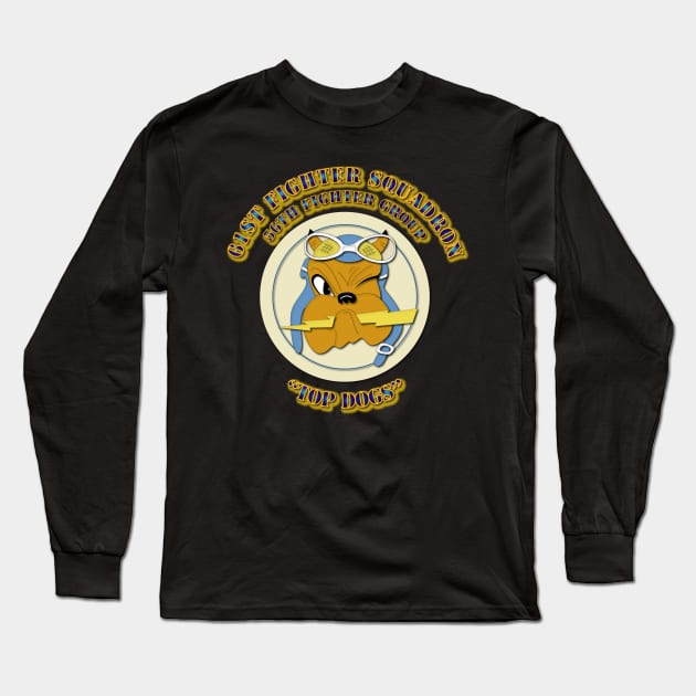 61st Fighter Squadron - 56th Fighter Group Long Sleeve T-Shirt by twix123844